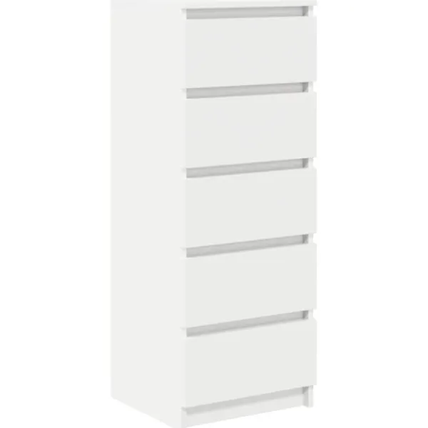 vidaXL Byråer>Skänk med lådor vit 37,5x35x99 cm konstruerat trä
