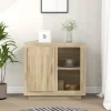 vidaXL Sideboards>Skänk sonoma-ek 80x40x75 cm