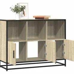 vidaXL Sideboards>Skänk sonoma-ek 100x35x76 cm konstruerat trä