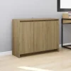vidaXL Sideboards>Skänk sonoma-ek 102x33x75 cm konstruerat trä