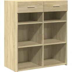 vidaXL Sideboards>Skänk sonoma-ek 80x42,5x93 cm konstruerat trä