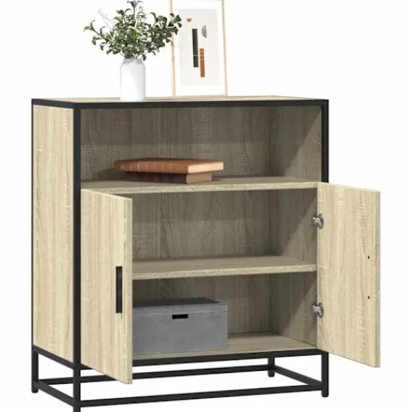 vidaXL Skåp>Skänk sonoma-ek 68x35x76 cm konstruerat trä
