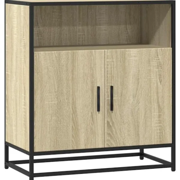vidaXL Skåp>Skänk sonoma-ek 68x35x76 cm konstruerat trä