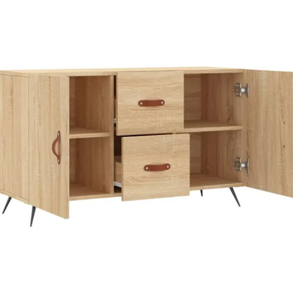 vidaXL Sideboards>Skänk sonoma-ek 100x36x60 cm konstruerat trä