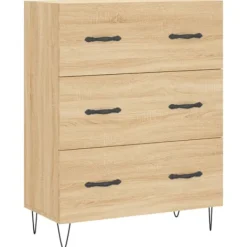 vidaXL Byråer>Skänk sonoma-ek 69,5x34x90 cm konstruerat trä