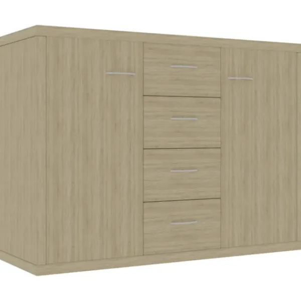 vidaXL Byråer>Skänk sonoma-ek 88x30x65 cm konstruerat trä