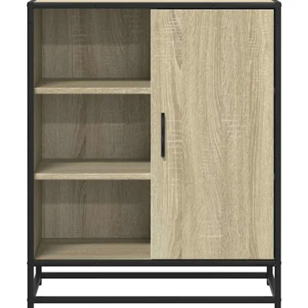 vidaXL Skåp>Skänk sonoma-ek 62x35x76 cm konstruerat trä