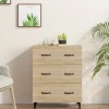 vidaXL Byråer>Skänk sonoma-ek 69,5x34x90 cm konstruerat trä