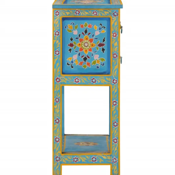 vidaXL Sideboards>Skänk turkos 55x30x76 cm massivt mangoträ