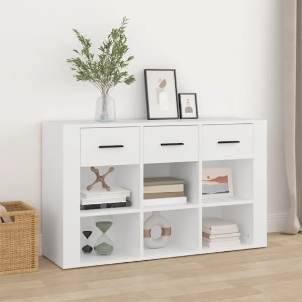 vidaXL Sideboards>Skänk vit 100x30x59,5 cm konstruerat trä