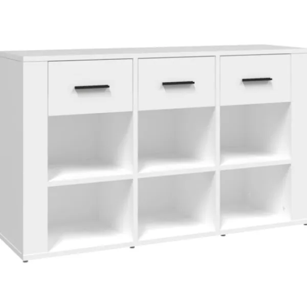 vidaXL Sideboards>Skänk vit 100x30x59,5 cm konstruerat trä