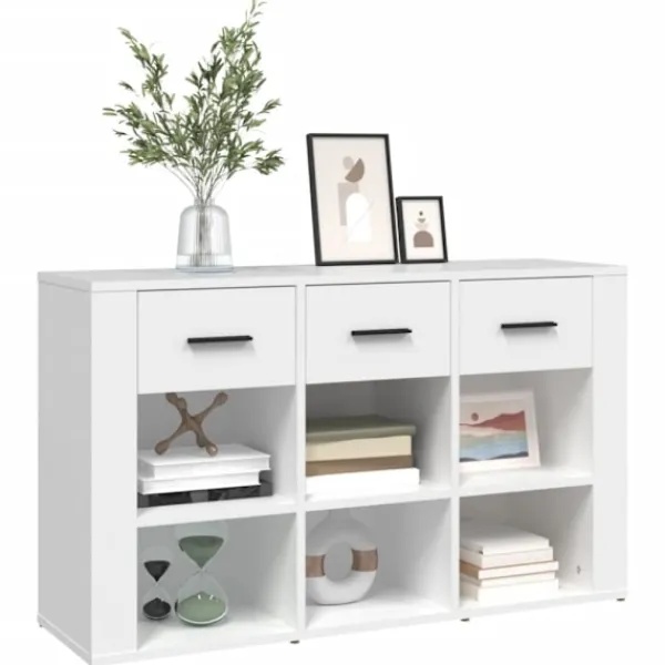 vidaXL Sideboards>Skänk vit 100x30x59,5 cm konstruerat trä