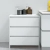 vidaXL Byråer>Skänk vit 70x41x75 cm konstruerat trä