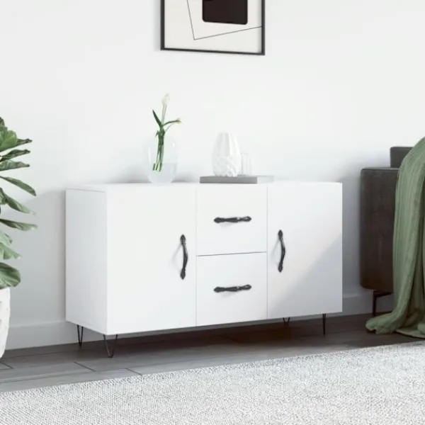 vidaXL Sideboards>Skänk vit 100x36x60 cm konstruerat trä