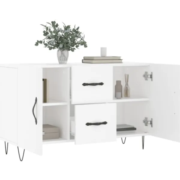 vidaXL Sideboards>Skänk vit 100x36x60 cm konstruerat trä