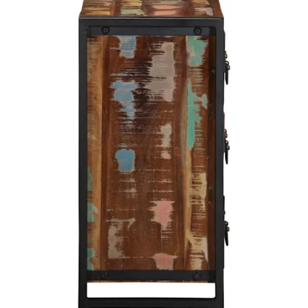 vidaXL Byråer>Skänk 50x35x70 cm massivt återvunnet trä