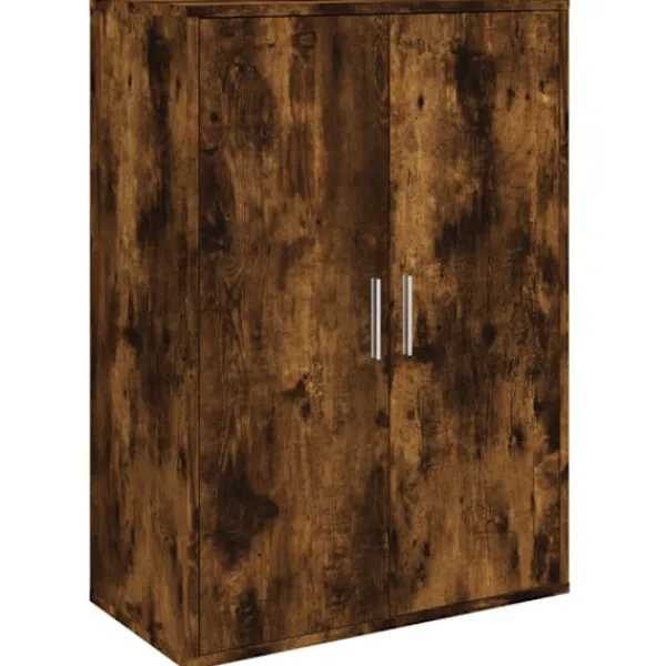 vidaXL Sideboards>Skänkar 2 st rökfärgad ek 60x31x84 cm konstruerat trä