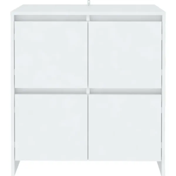 vidaXL Sideboards>Skänkar 2 st vit 70x41x75 cm konstruerat trä