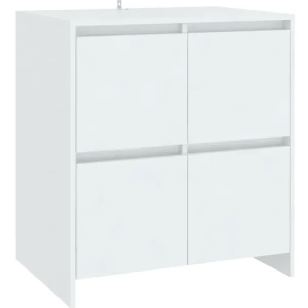 vidaXL Sideboards>Skänkar 2 st vit 70x41x75 cm konstruerat trä