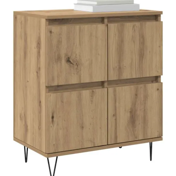 vidaXL Skåp>Skåp 2 pcs artisan ek 120 x 35 x 70 cm Konstruerat trä