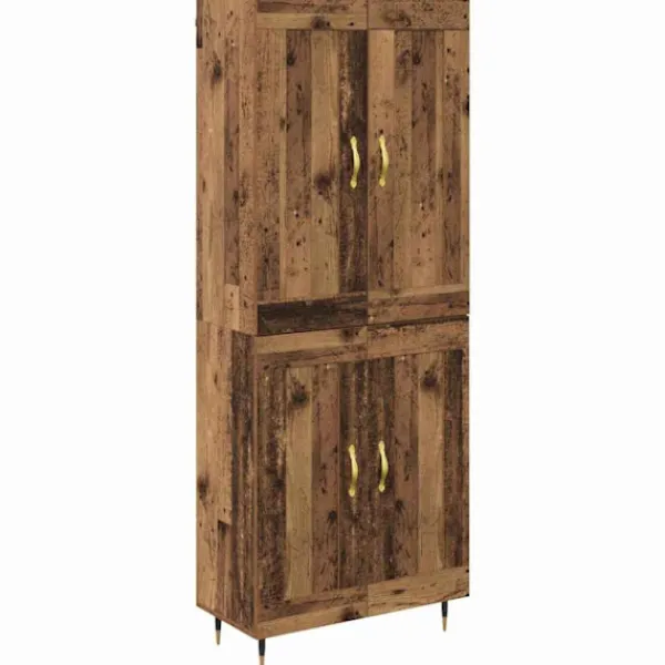 vidaXL Skåp>Skåp Gammalt trä 69,5 x 34 x 90 cm Konstruerat trä