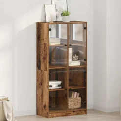 vidaXL Skåp>Skåp Gammalt trä 68 x 37 x 142 cm Konstruerat trä