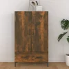 vidaXL Skåp>Skåp Rökfärgad ek 70x31x115 cm konstruerat trä