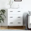 vidaXL Byråer>Skåp vit 69,5x34x90 cm konstruerat trä