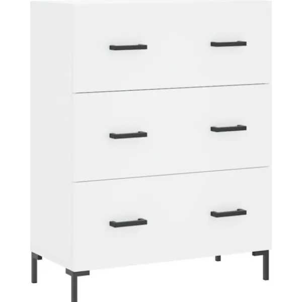 vidaXL Byråer>Skåp vit 69,5x34x90 cm konstruerat trä
