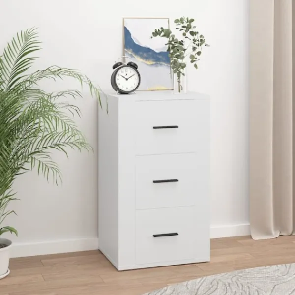 vidaXL Byråer>Skåp vit 40x33x70 cm konstruerat trä