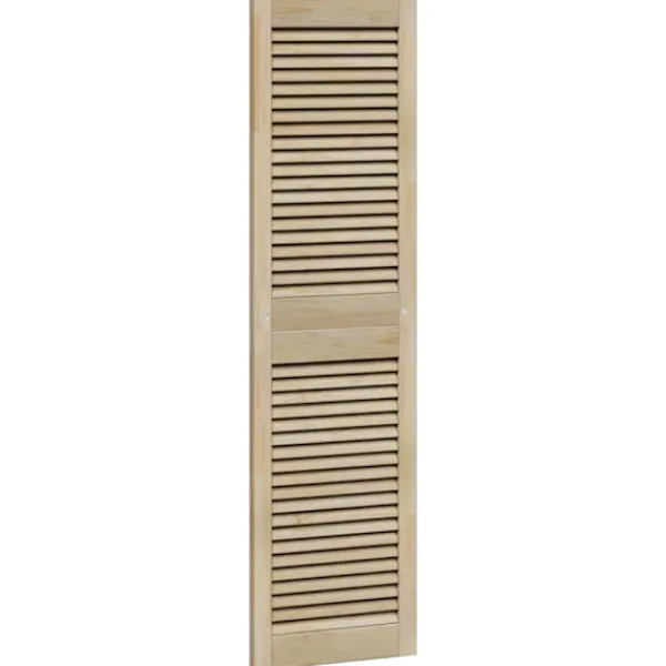 vidaXL Skåp>Skåpdörr 4 pcs Naturfärg 140.5 x 2 x 59.5 cm Massiv furu