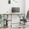 vidaXL Kontorsmöbler>Skrivbord Artisan Ek 120 x 50 x 75 cm Konstruerat trä
