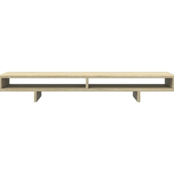 vidaXL Kontorsmöbler>Skärmställ sonoma-ek 100x27x15 cm konstruerat trä
