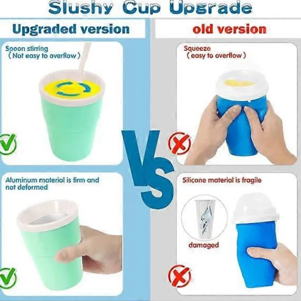 Matgrupper>Slushy Cup Aluminium Slushie Mugg, Frozen Magic Slushy Mugg, Su -Sy