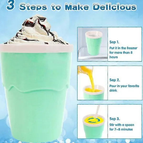 Matgrupper>Slushy Cup Aluminium Slushie Mugg, Frozen Magic Slushy Mugg, Su -Sy