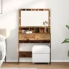 vidaXL Sminkbord>Smyckebord Gammalt trä 80 x 41 x 134,5 cm Konstruerat trä