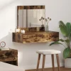 vidaXL Sminkbord>Smyckebord med låda Brun 83 x 40 x 70 cm Konstruerat trä