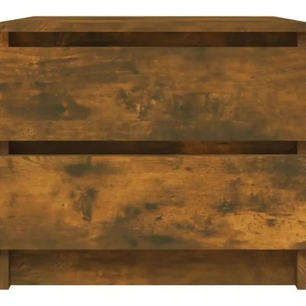 vidaXL Sängar>Sängbord rökfärgad ek 50x39x43,5 cm konstruerat trä