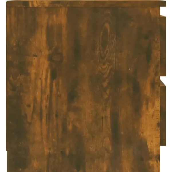 vidaXL Sängar>Sängbord rökfärgad ek 50x39x43,5 cm konstruerat trä