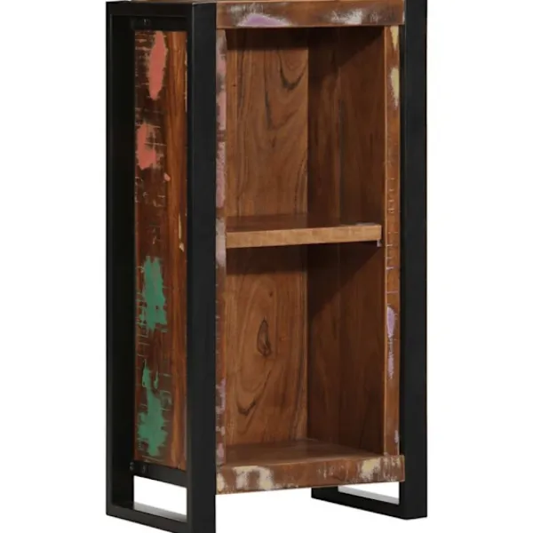 vidaXL Hyllor>Sängbord 40x30x80 cm massivt återvunnet trä