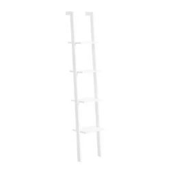SoBuy Hyllor>Bokhylla med 4 hyllor i vitt 33x23x180cm, modern FRG15-W
