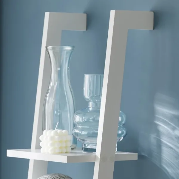 SoBuy Hyllor>Bokhylla med 4 hyllor i vitt 33x23x180cm, modern FRG15-W