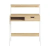 SoBuy Kontorsmöbler>Datorskrivbord med 1 låda i träfärg 80x50x100cm, industriell FWT63-N