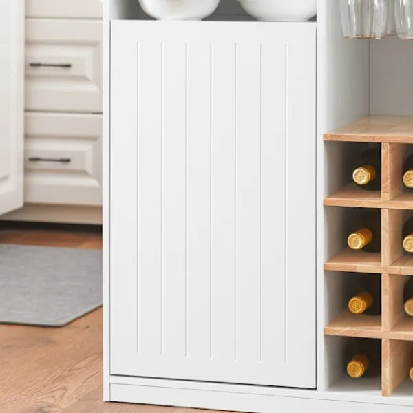 SoBuy Köksö>Köksö med 2 dörrar i träfärg 105x60x105cm, klassisk KNL07-WN