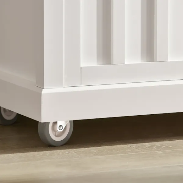SoBuy Köksö>Köksö med 2 lådor i vit 115x45.7x95cm, modern FKW94-W