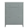SoBuy Skåp>ljusgrå skåp för skor med 1 låda 24.99x80.01x108cm, modern FSR89-HG