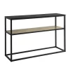 SoBuy Sideboards>svart entrékonsol 110x30x70.5cm, industriell FSB43-SCH