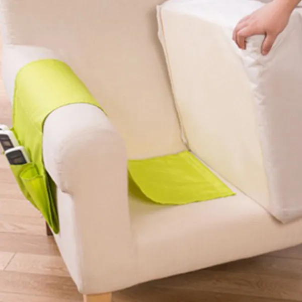 LBSS Sittsäckar>Soffa Armstöd TV Fjärrkontroll Organizer Hållare 4 Fickor Stol Soffa Mobiltelefoner Tidningar Förvaringsväska