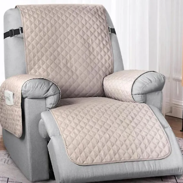 DMstore Stolar>Soffaöverdrag Fåtölj Skyddande Överdrag Med Sidofickor Allt-i-ett Recliner StolBY S
