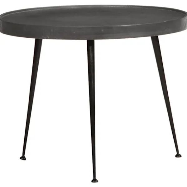 vidaXL Småbord>Soffbord 2 delar svart konstruerat trä
